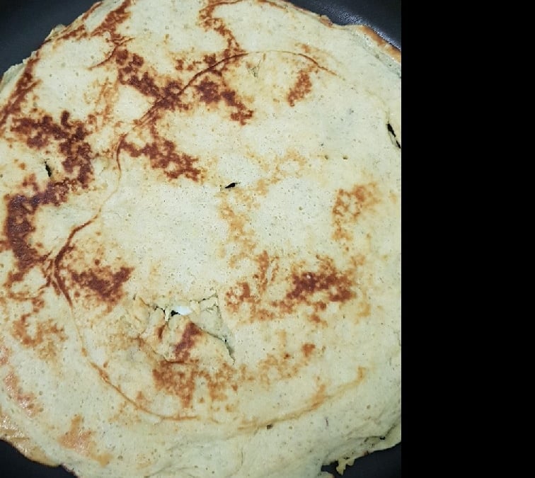 Panqueca de banana proteica