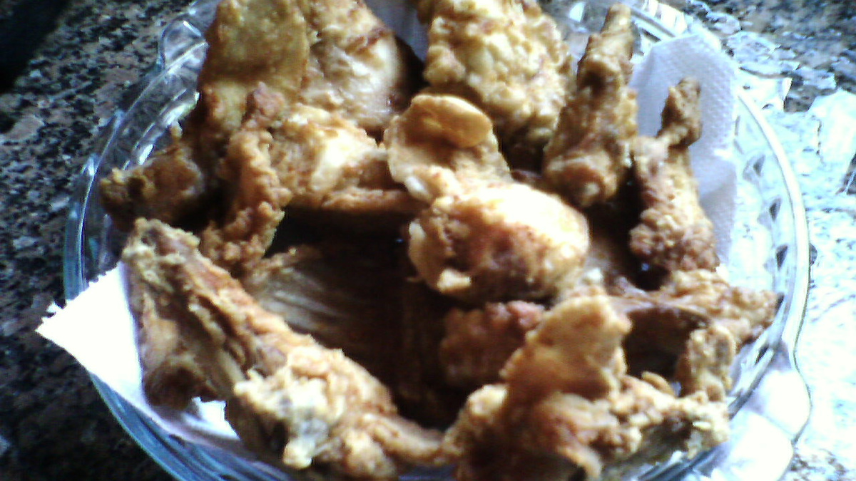 Coelho frito