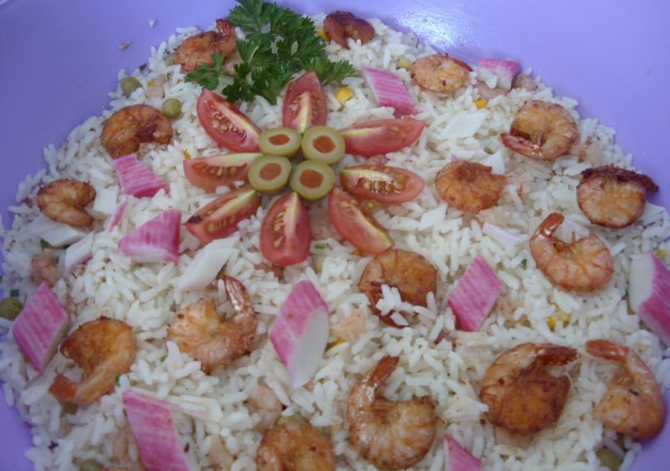 Risoto com frutos do mar