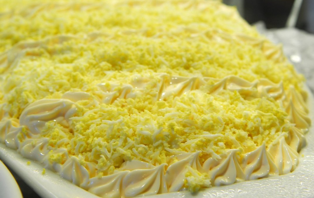 Salada de ovos com maionese