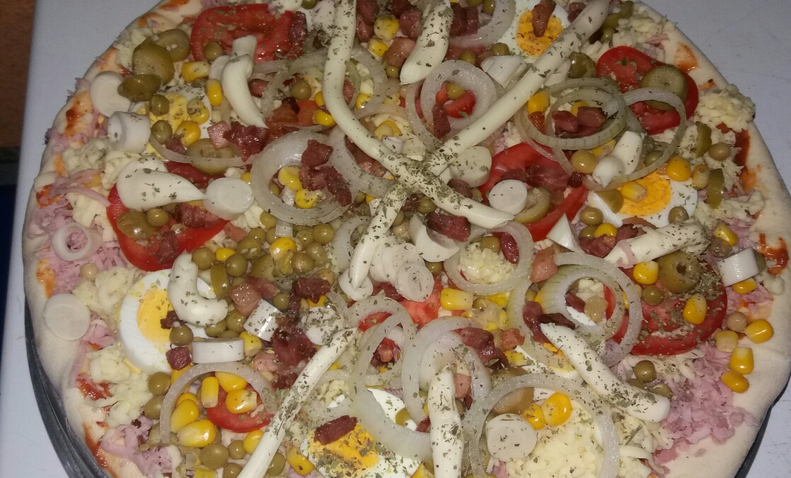 Massa de cerveja para pizza