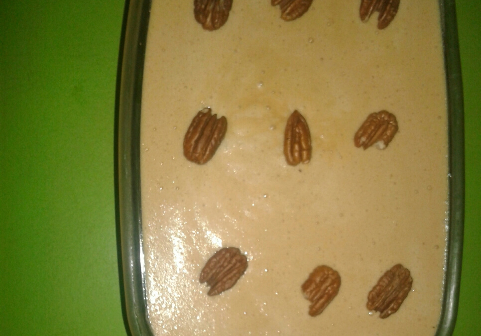 Mousse de doce de leite com nozes dos Deuses