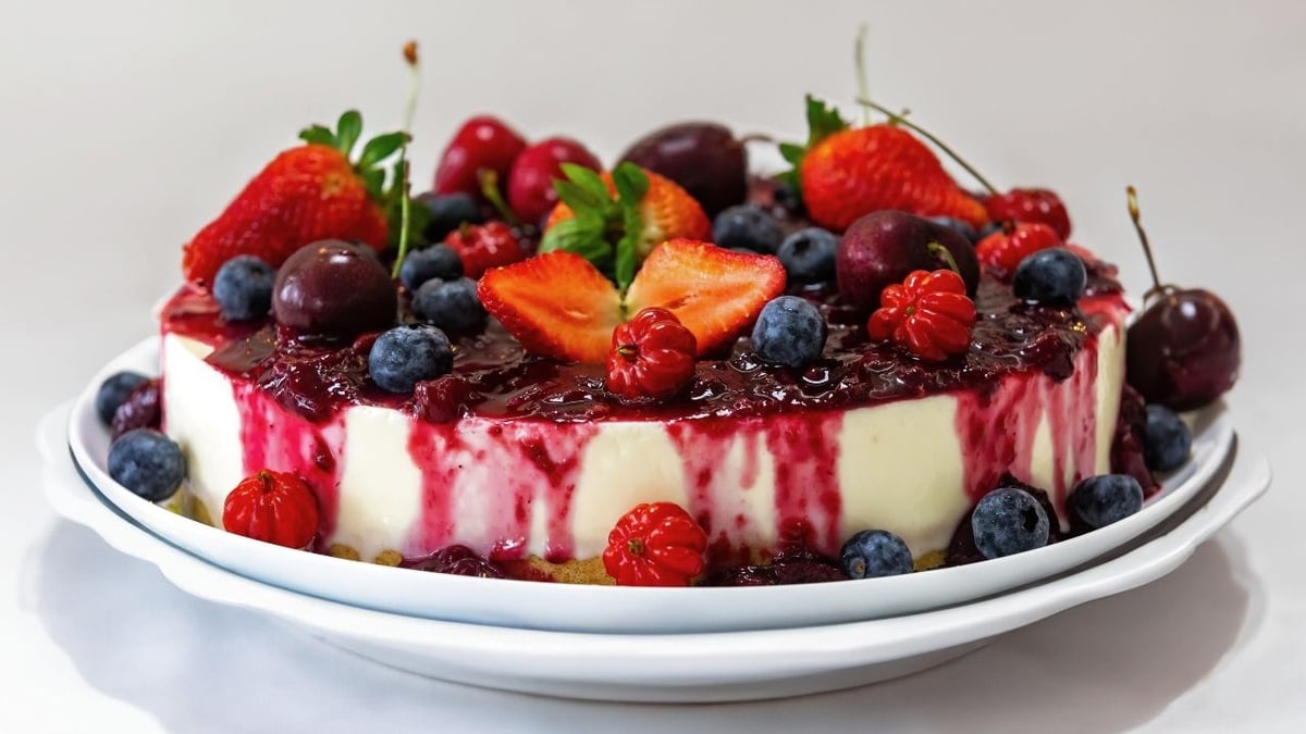 Cheesecake de frutas vermelhas