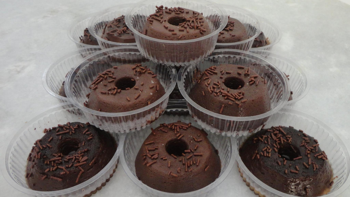 Pudim de Chocolate de Micro-ondas