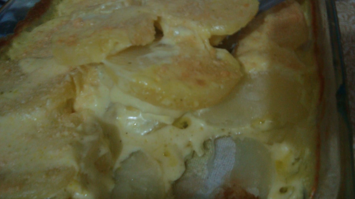 Batata gratinada