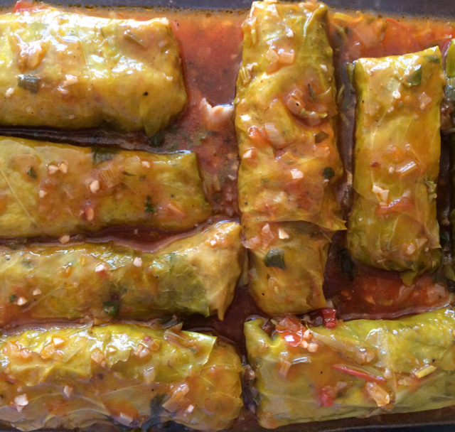 Charutinho de couve delicioso