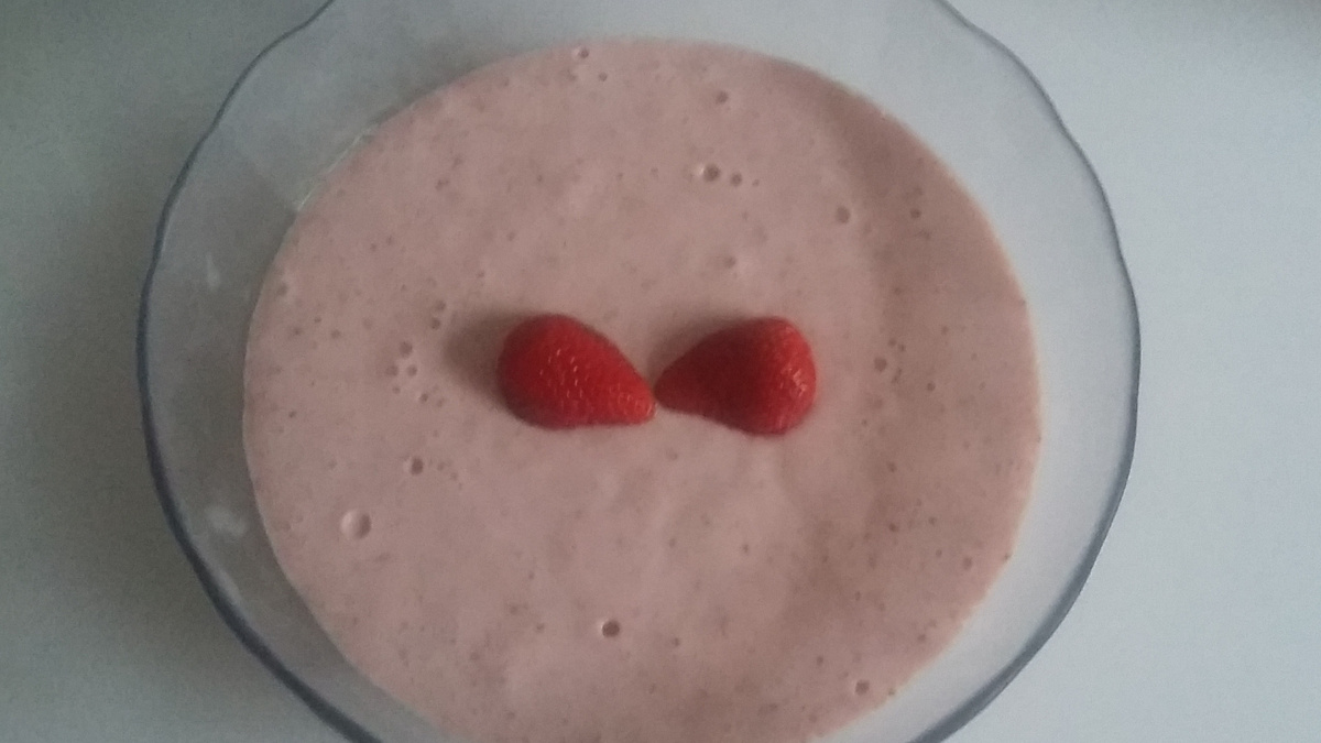 Mousse de morango