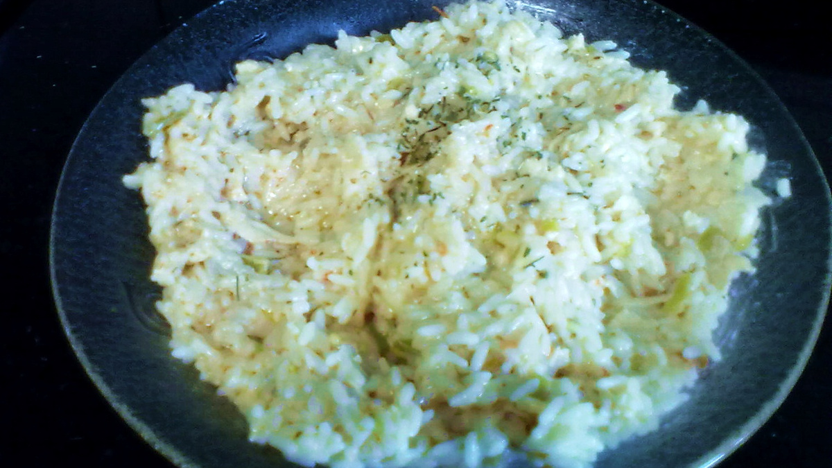 Rioto cremoso com frango