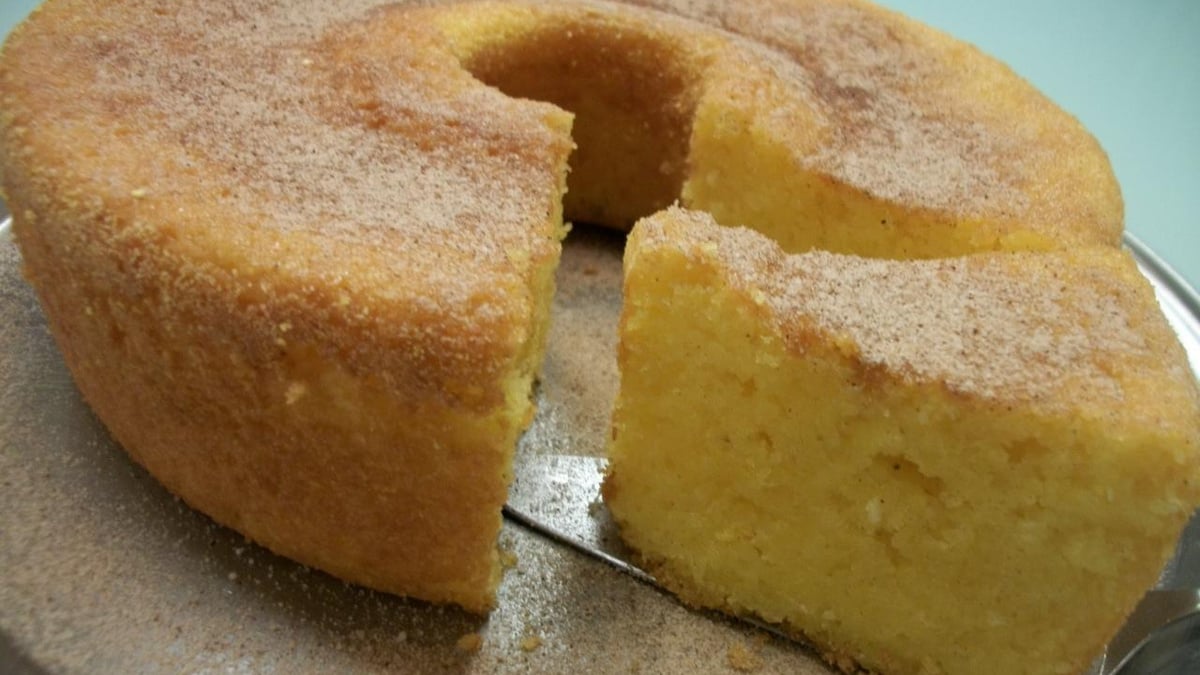 Bolo de milho verde delicioso