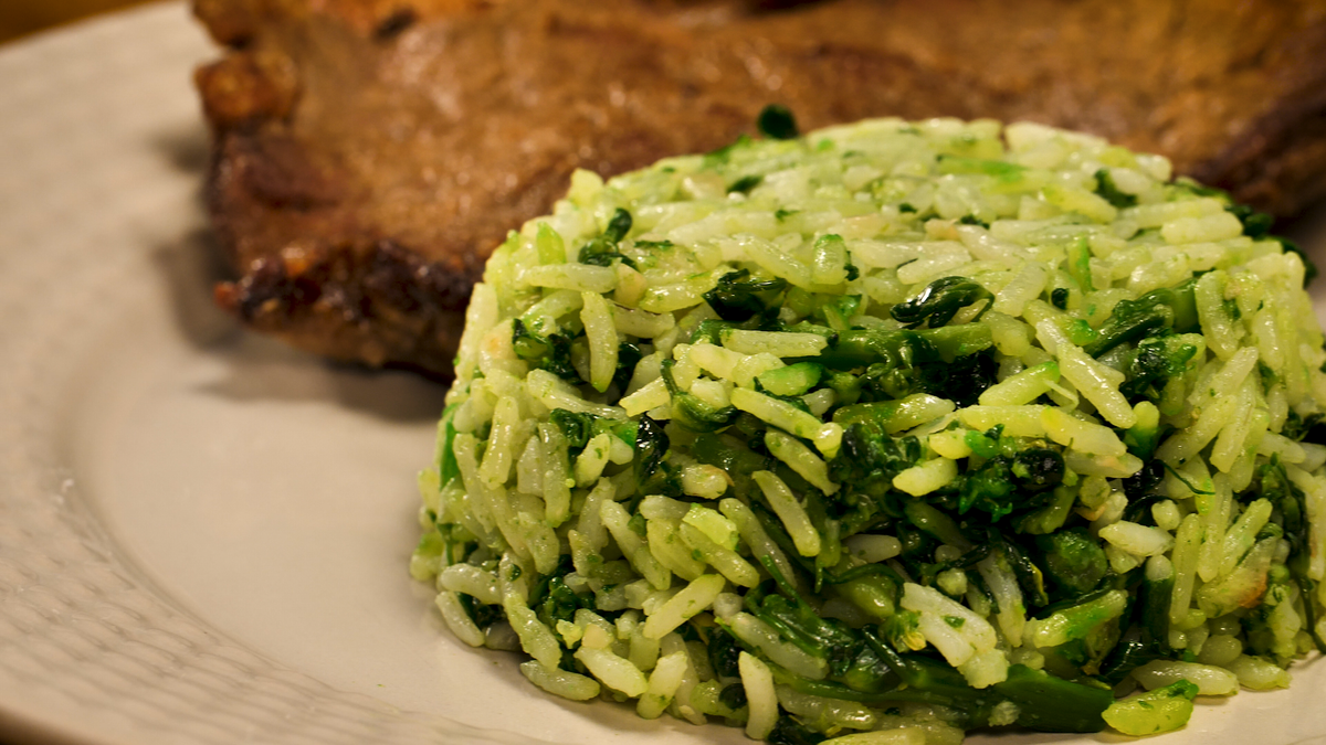Arroz de brócolis