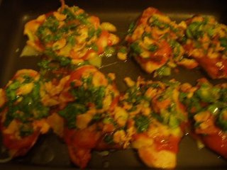 Frango com escarola