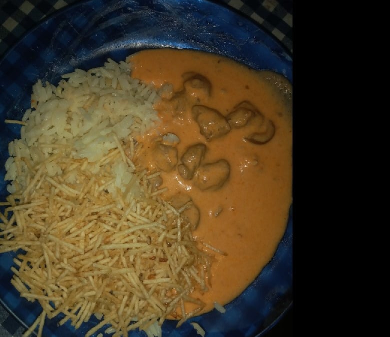 Estrogonofe vegetariano