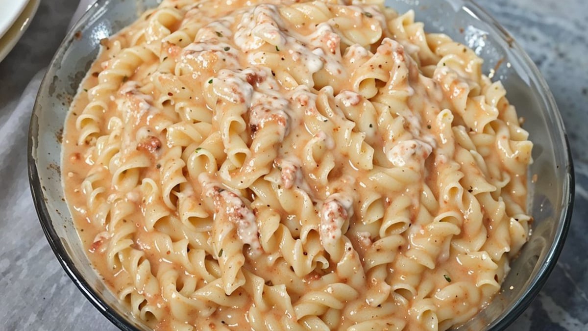 Macarrão de panela de pressão