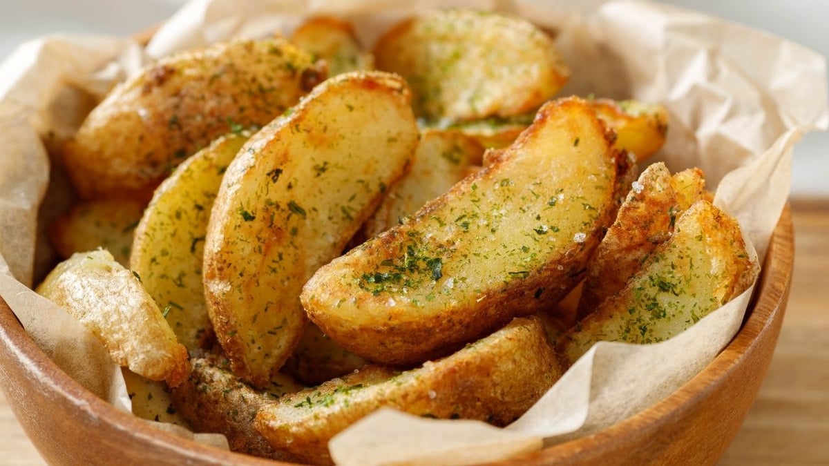 Batata rústica na airfryer