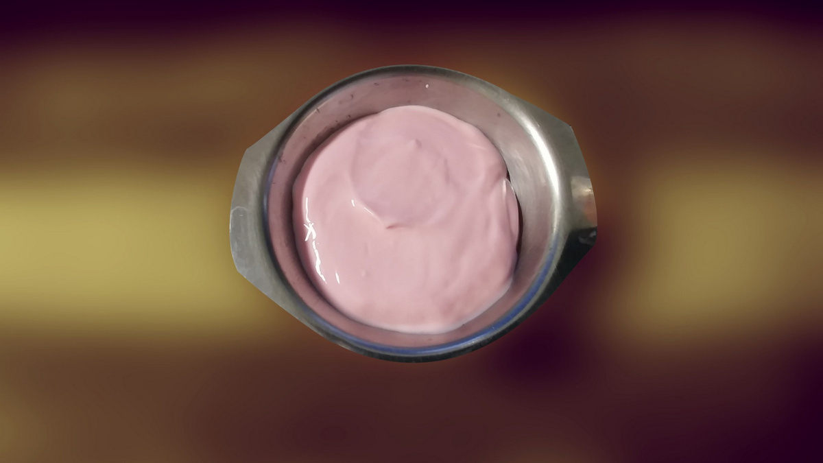 Receitas de iogurte cremoso de morango