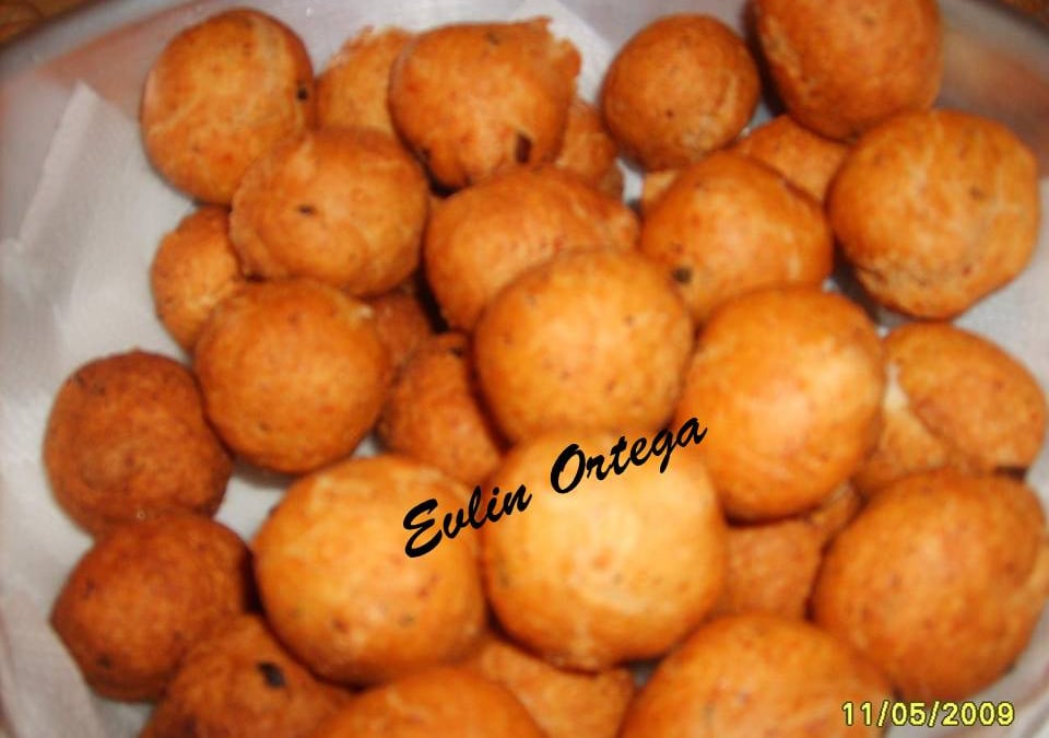 Bolinho de chuva salgado diferente