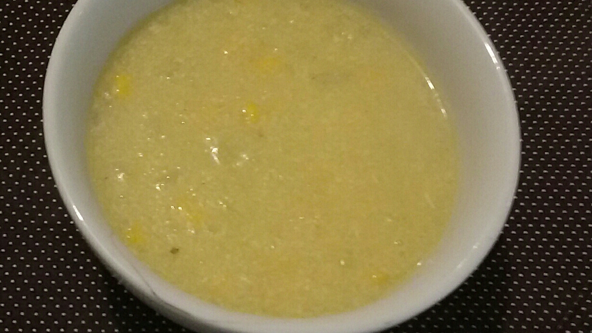Sopa de mandioca com frango