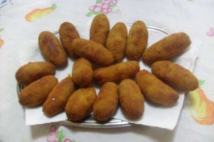 Croquete de carne moída simples