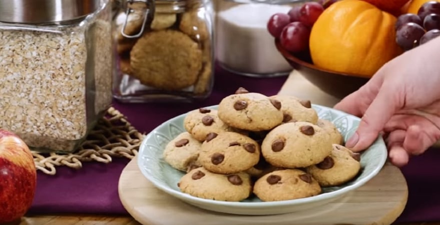 Cookies fáceis de aveia