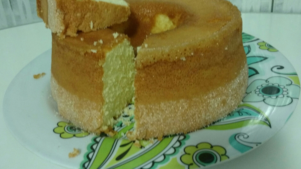 Bolo de laranja sem fermento