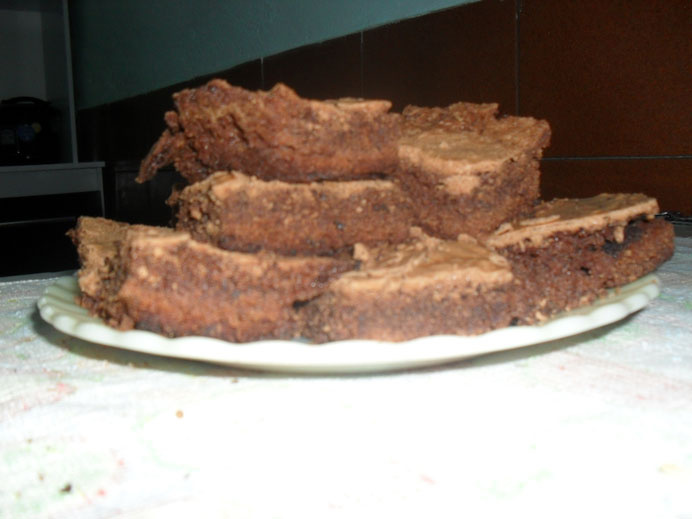 Brownie de chocolate e nozes
