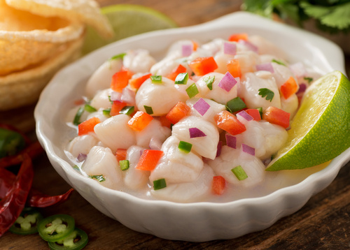 Ceviche Clássico de Peixe Branco