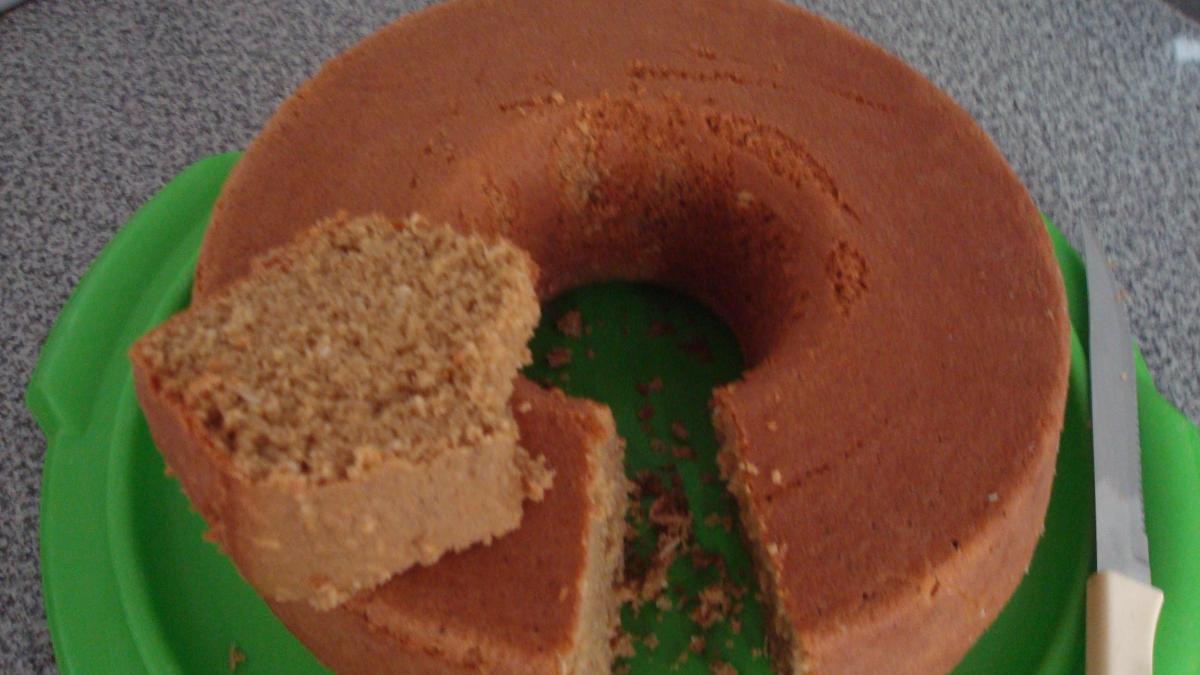 Receita de bolo de fubá integral - Mamãe Plugada