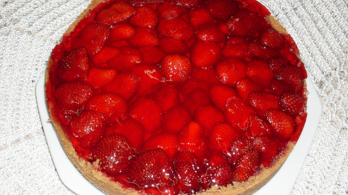 Torta de morango do Lelo