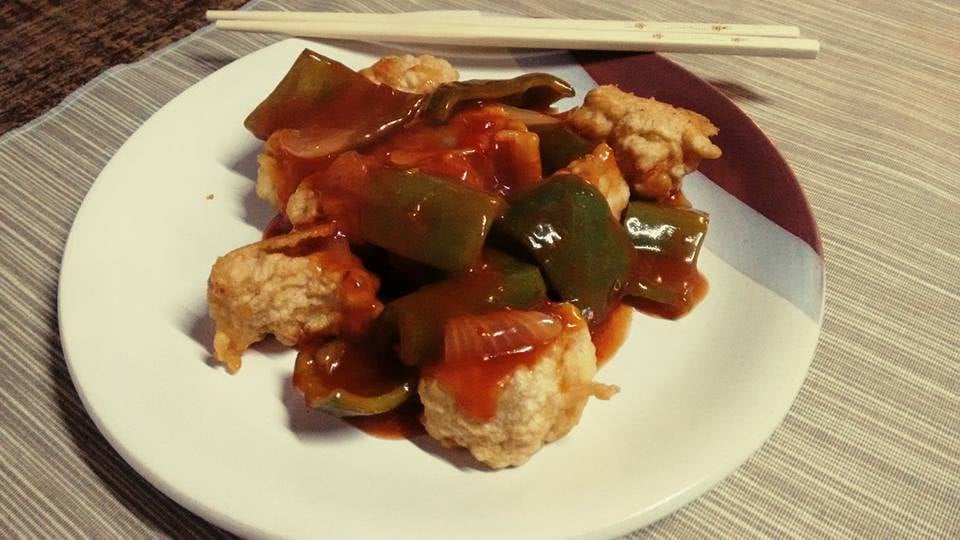 Frango agridoce