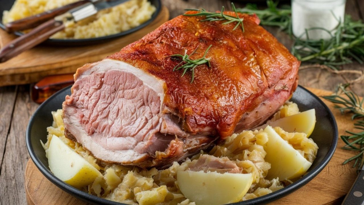 Pernil de porco assado