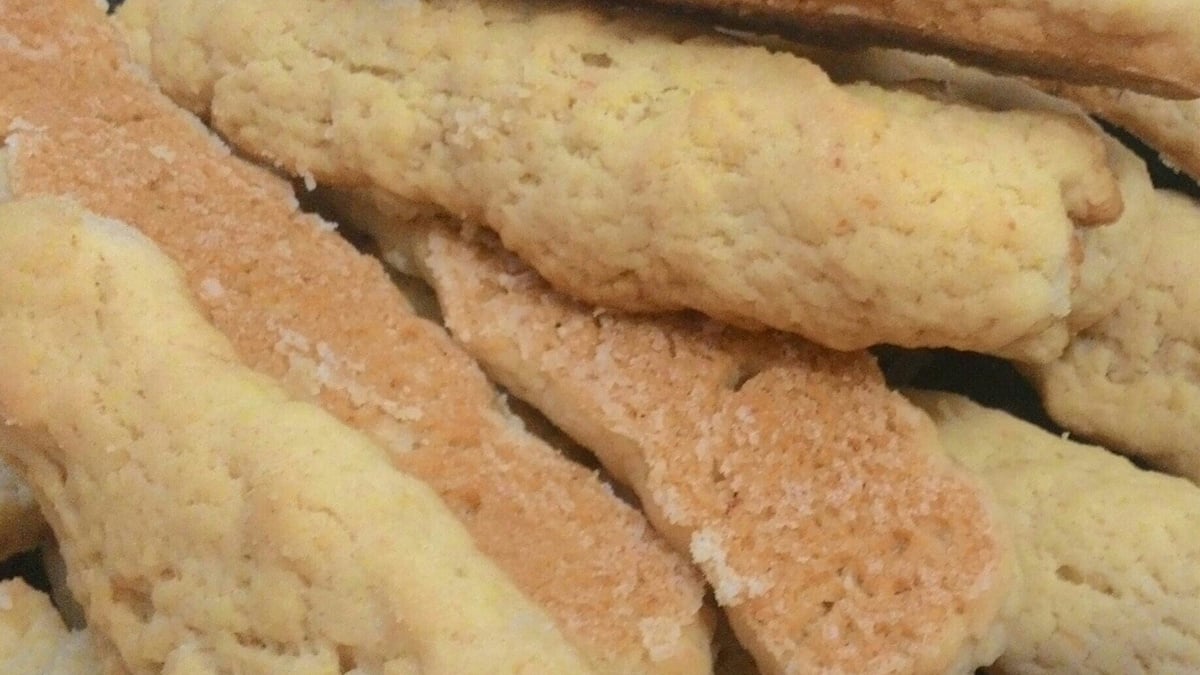 Palitinhos de cebola e alho