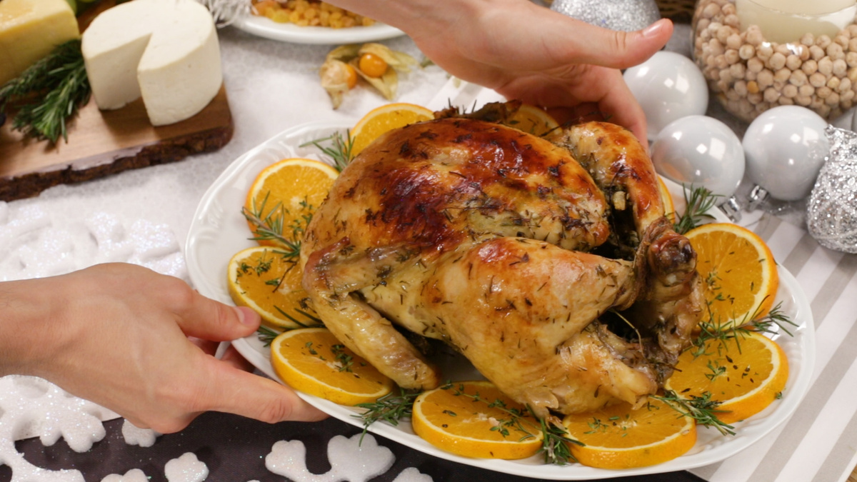 Frango com laranja
