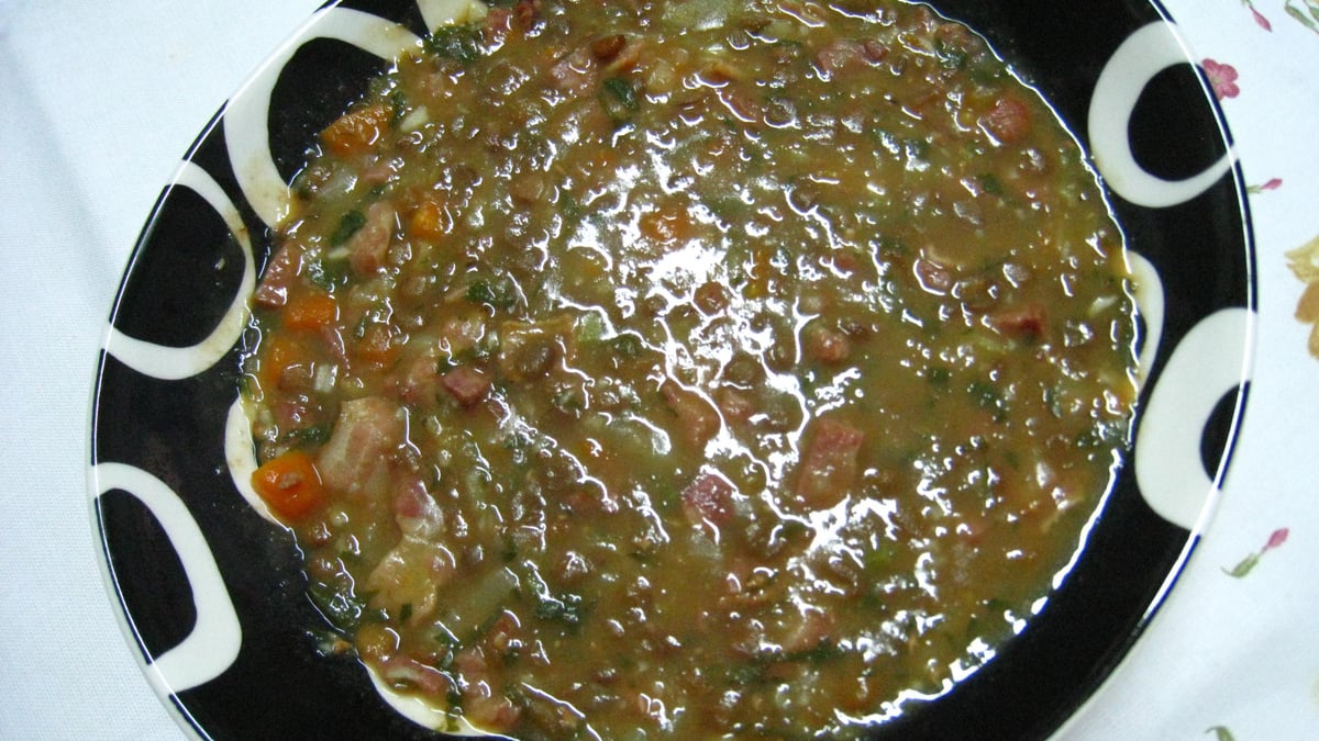 Sopa de lentilha