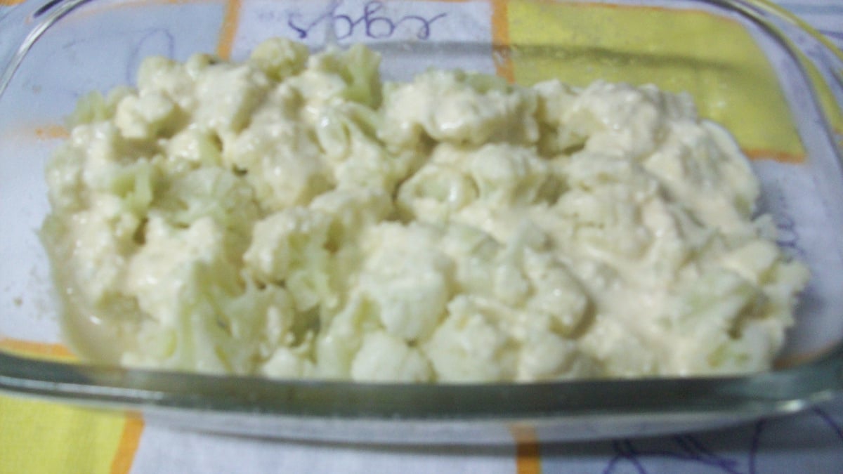 Couve-flor gratinada