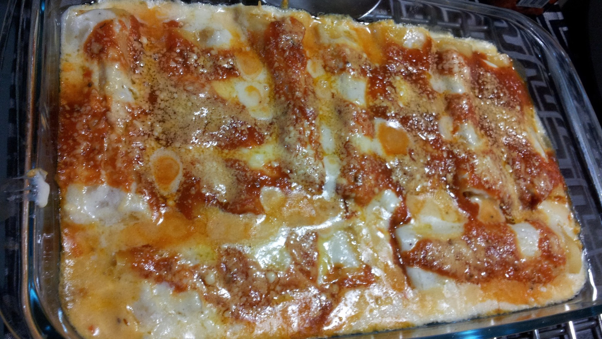 Canelone de frango