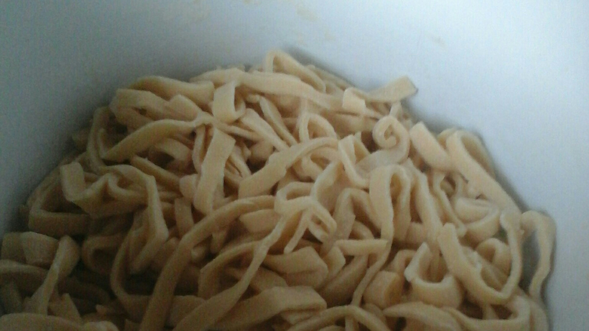 Massa de macarrão caseiro