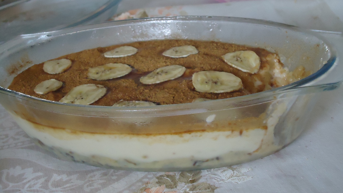 Creme gelado de banana e ameixa