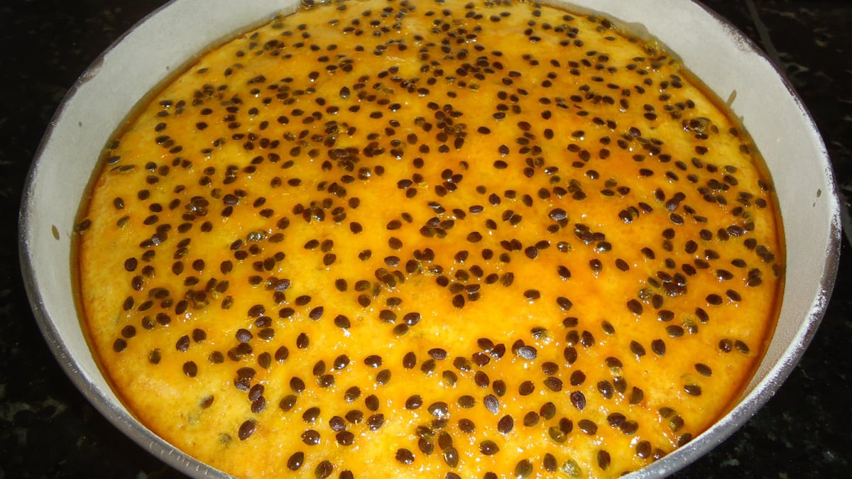 Bolo de maracujá