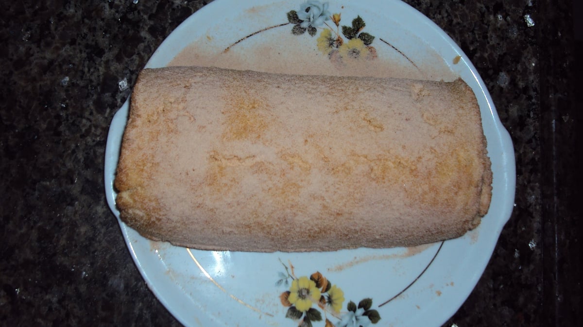 Rocambole de doce de leite