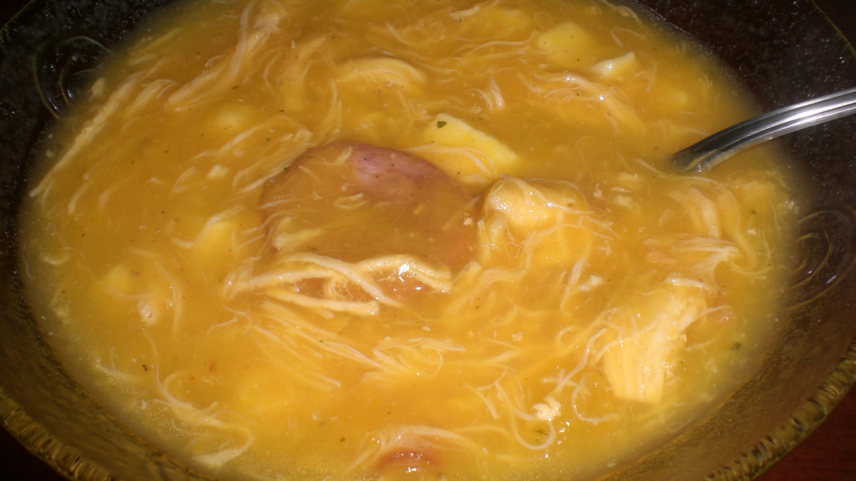 Sopa de mandioquinha