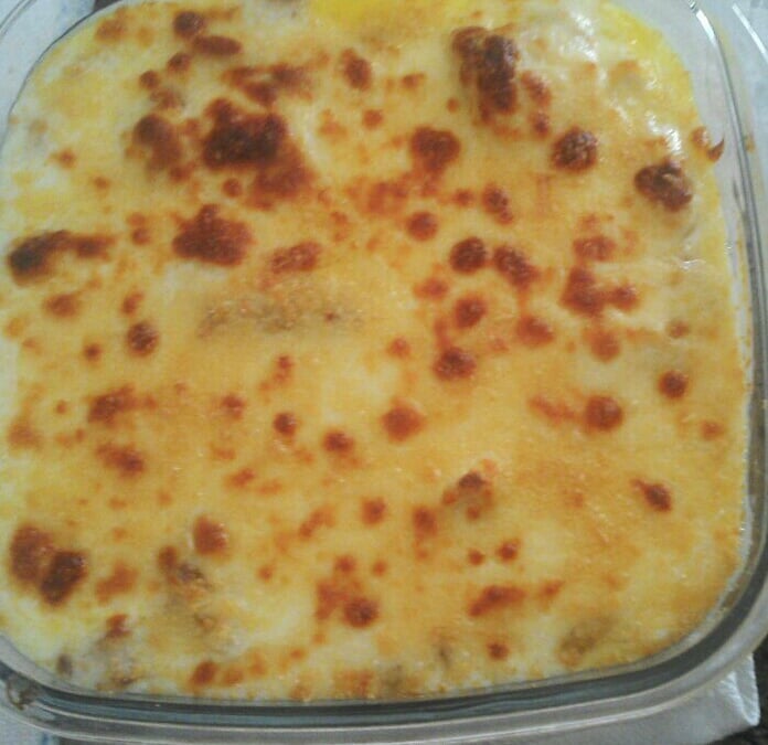 Filé de frango gratinado