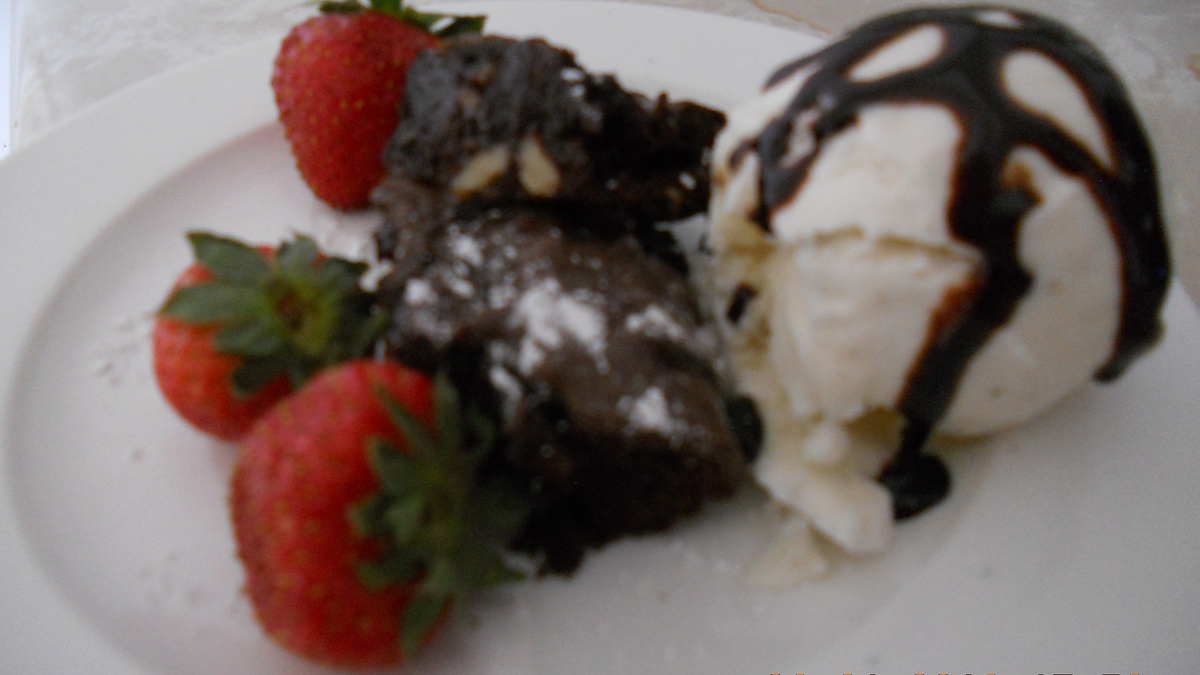 Tradicional brownie americano