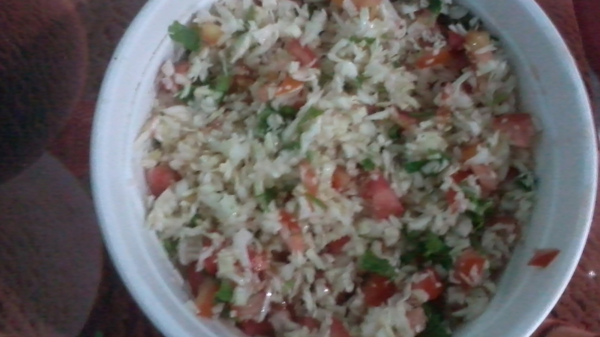 Salada de repolho diferente