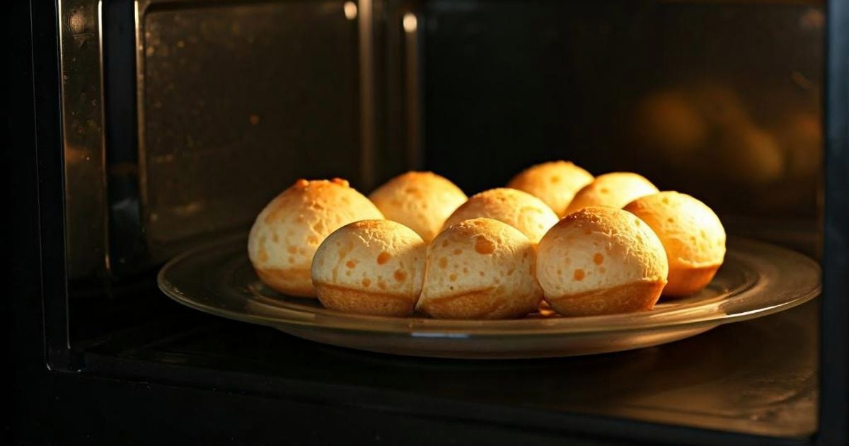 Pão de queijo de micro-ondas