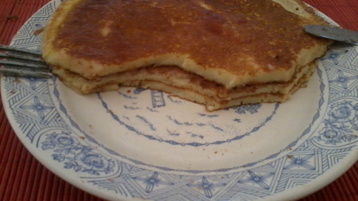 Panqueca leve da Polly