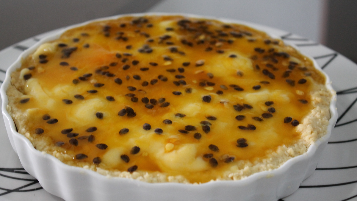 Torta mousse de maracujá