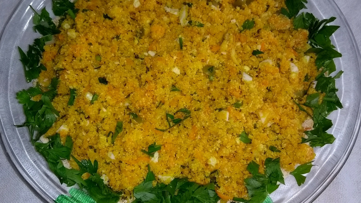 Farofa crua