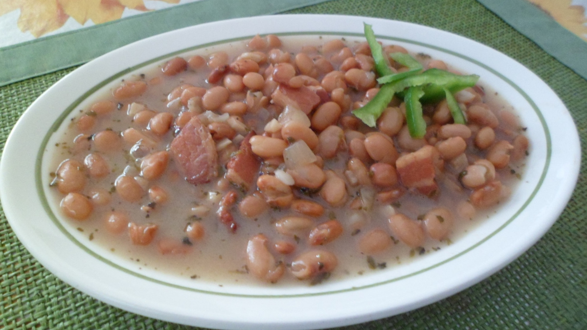 Feijão cozido e delicioso