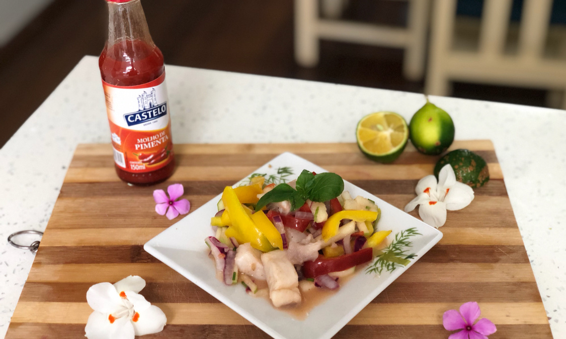 Ceviche típico peruano