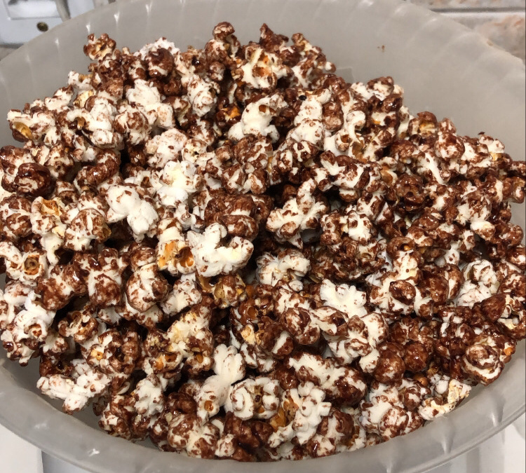 Pipoca de chocolate